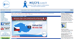 Desktop Screenshot of me-cfs.cz